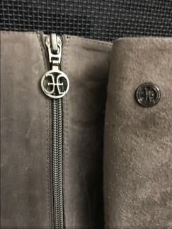 Сапоги fabi замшевые серые