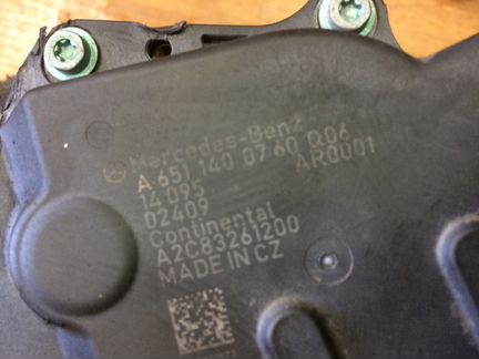 Клапан рециркуляции Mercedes GLK X204 M651