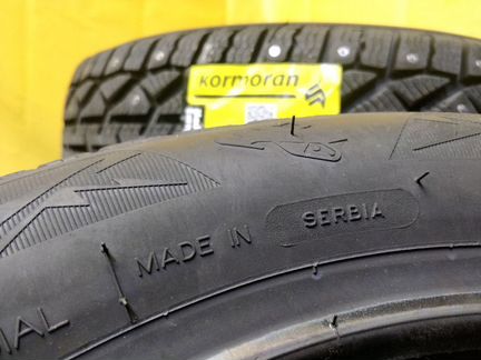 Pезина 195/65 R15 зимняя шипы kormoran новая
