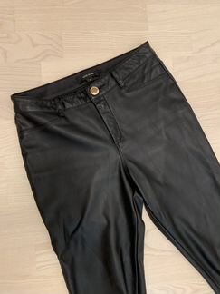 Брюки кожаные river island