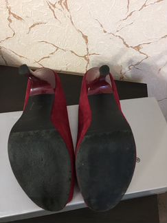 Туфли замшевые