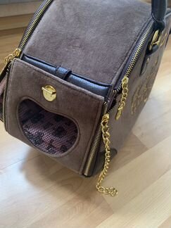 Сумка переноска для собак и кошек “Juicy Couture”