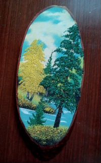 Картина из самоцветов