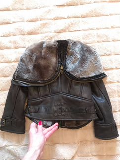 Zara Пилот дубленка