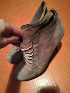 Ботильоны, натуральная замша р-р 41