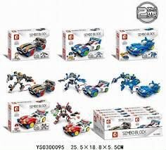 Конструктор Sembo Block 2 в 1 робот+ машинка