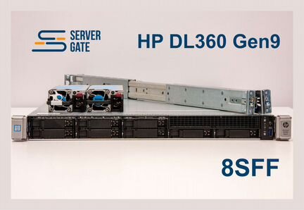 Сервер HP DL360 G9 2x E5-2623v3 32 GB