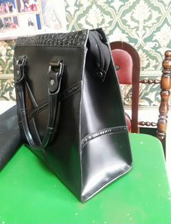 Тяжелая кожаная сумка Galaday