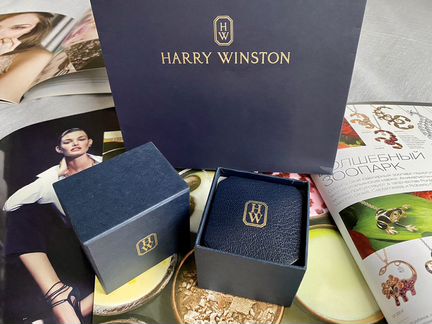 Коробка Harry Winston под кольцо оригинал + пакет