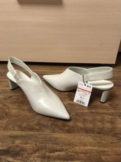 Новые. Mango. Туфли из натуральной кожи