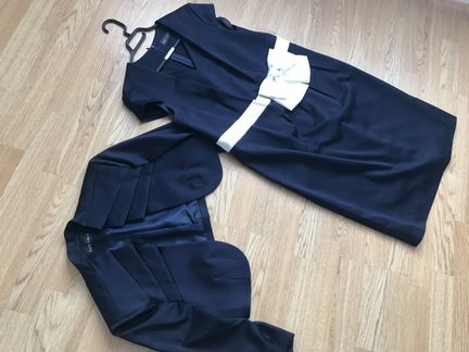 Праздничное платье с накидкой. Р-р 50-52