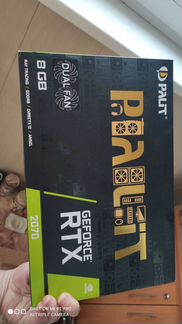 Nvidia palit dual rtx 2070 OC заводской разгон