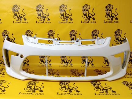 Бампер передний белый Кия Рио IV (Россия)