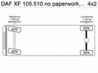 DAF XF 105.510 no paperwork,keine Zullassungspapie объявление продам