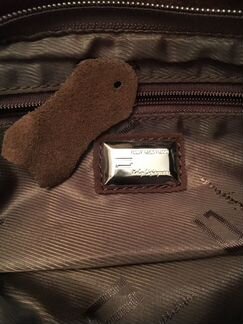 Женская сумка из натуральной замши