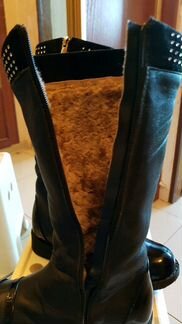 Сапоги кожаные Chanel