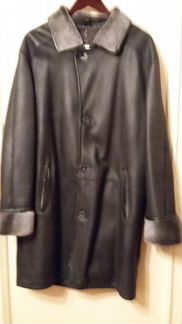 Новая мужская натуральная дубленка