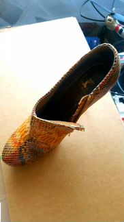 Ботильоны 38 размер под кожу рептилий