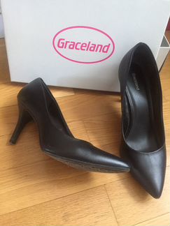 Туфли лодочки чёрные Graceland