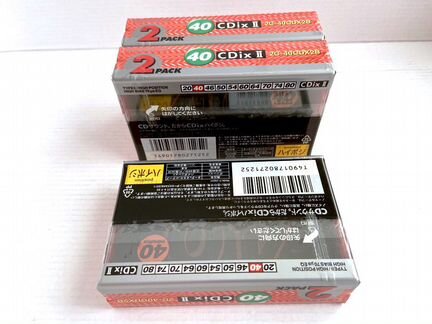 Аудиокассеты 2 штуки 2Pack Sony CDix II 40 -Chrome