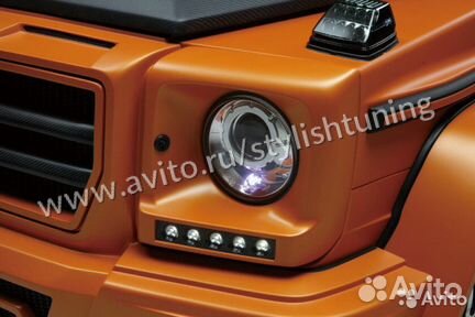 Mercedes G463 очки с черными ходовыми