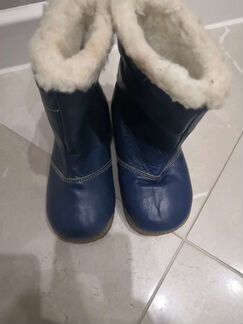 Сапоги детские зимние на овчине 25-26р