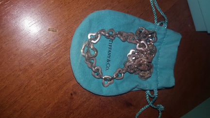 Серебряное колье Tiffany