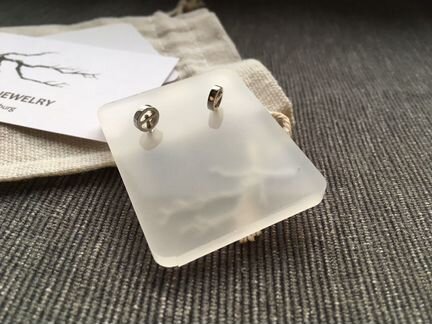 Серьги серебряные