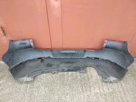 Бампер Volkswagen Tiguan задний красный оригинал