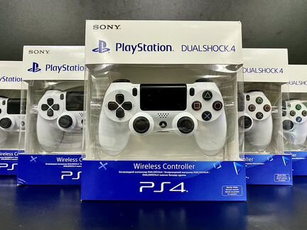 PS4 DualShock 4 v2 (рст) (Glacier White / Белый)