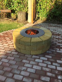 Костровище. Уличный очаг. Костровая чаша