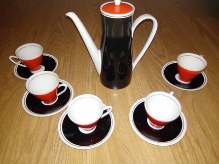 Кофейный сервиз гдр freiberger porzellan