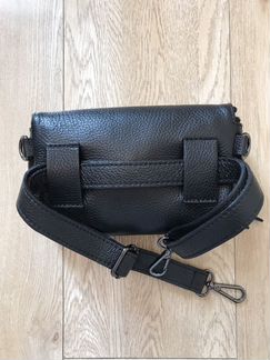 Сумка кожаная поясная