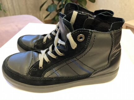 Ботинки для мальчика осенние кожаные kotofey, puma