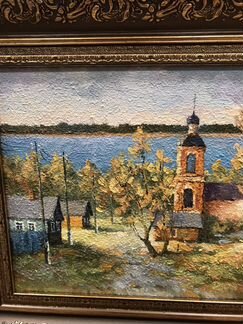 Картина летний пейзаж