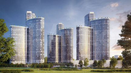 1-к квартира, 42.3 м², 15/39 эт.