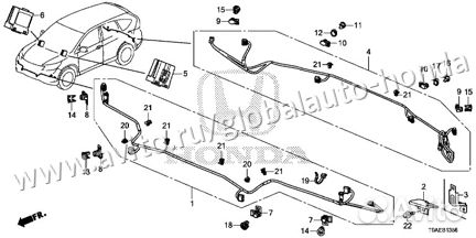 Honda CR-V 4 Блок датчиков парковки