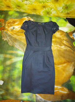 Платье темно-синее