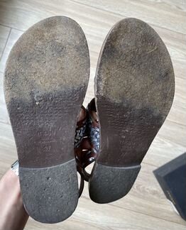 Maje Сандалии плетеные коричневые 37