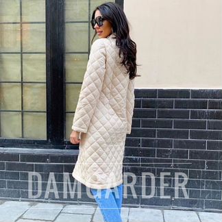 Пальто стеганое женское
