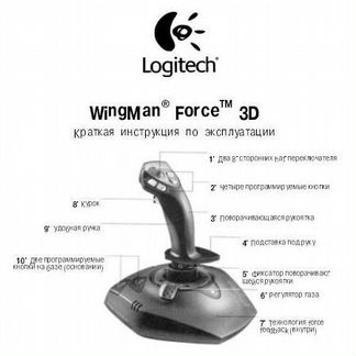 Джойстик Lоgitесh Wingman Force 3D
