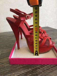 Туфли No one, красные (35 размер)