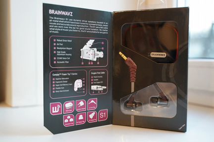 Наушники Brainwavz S1 (новые, в упаковке)