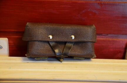 Кирзовый подсумок для скс