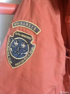 Парка Alfa Industries красная