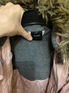 Зимнее пальто парка для девочки 134