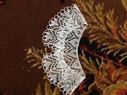 Вязаный воротник