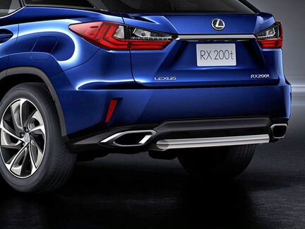 Защита бампера на Лексус RX Рх