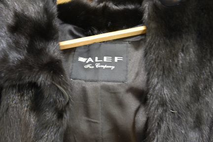 Шуба норковая с поясом 44-46рр