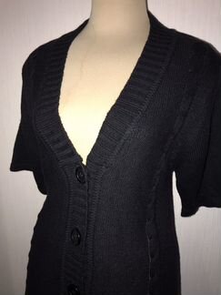 Платье-кардиган новый шерсть